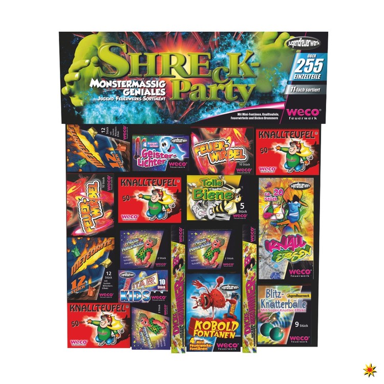 Shreck Party Box Kinderfeuerwerk Weco Feuerwerk kaufen