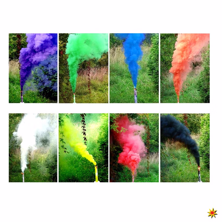 Rauchfackel Übersicht alle Farben Rauchfackel Übersicht alle Farben