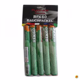 Grüne Rauchfackel von Pyrotrade Handfackel Notfackel