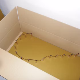 Lichterbild Brennendes rotes Herz mit Buchstaben Zwei Buchstaben nach Wahl Geschenkidee Hochzeit Verlobung Jubiläum Liebesbeweis Lichterbild Brennendes Herz im Versandkarton.