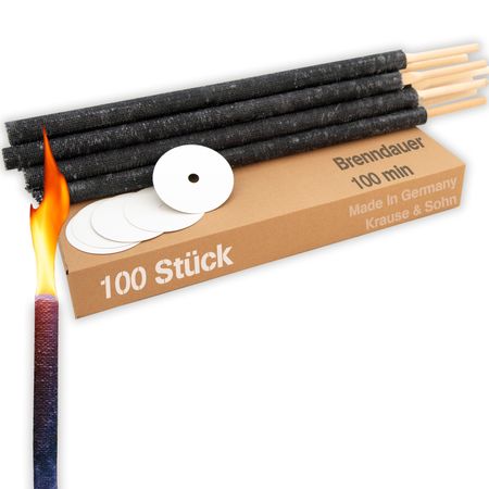 100 Fackeln 100 Minuten Brenndauer Länge 60cm