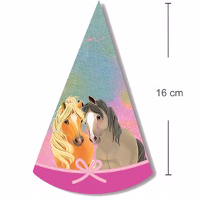 Pferde Party-Set Kindergeburtstag Deluxe Best Friends 76 Teile Party-Geschirr Tiermotive Pferde Pony rosa Mädchen Tischdeko Mottoparty