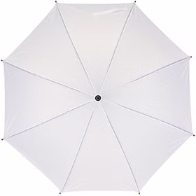 Chauffeur Schirm weiß Hochzeit Ø 103 cm Stockschirm Automatik Regenschirm Zubehör Accessoire Trauung Brautpaar 