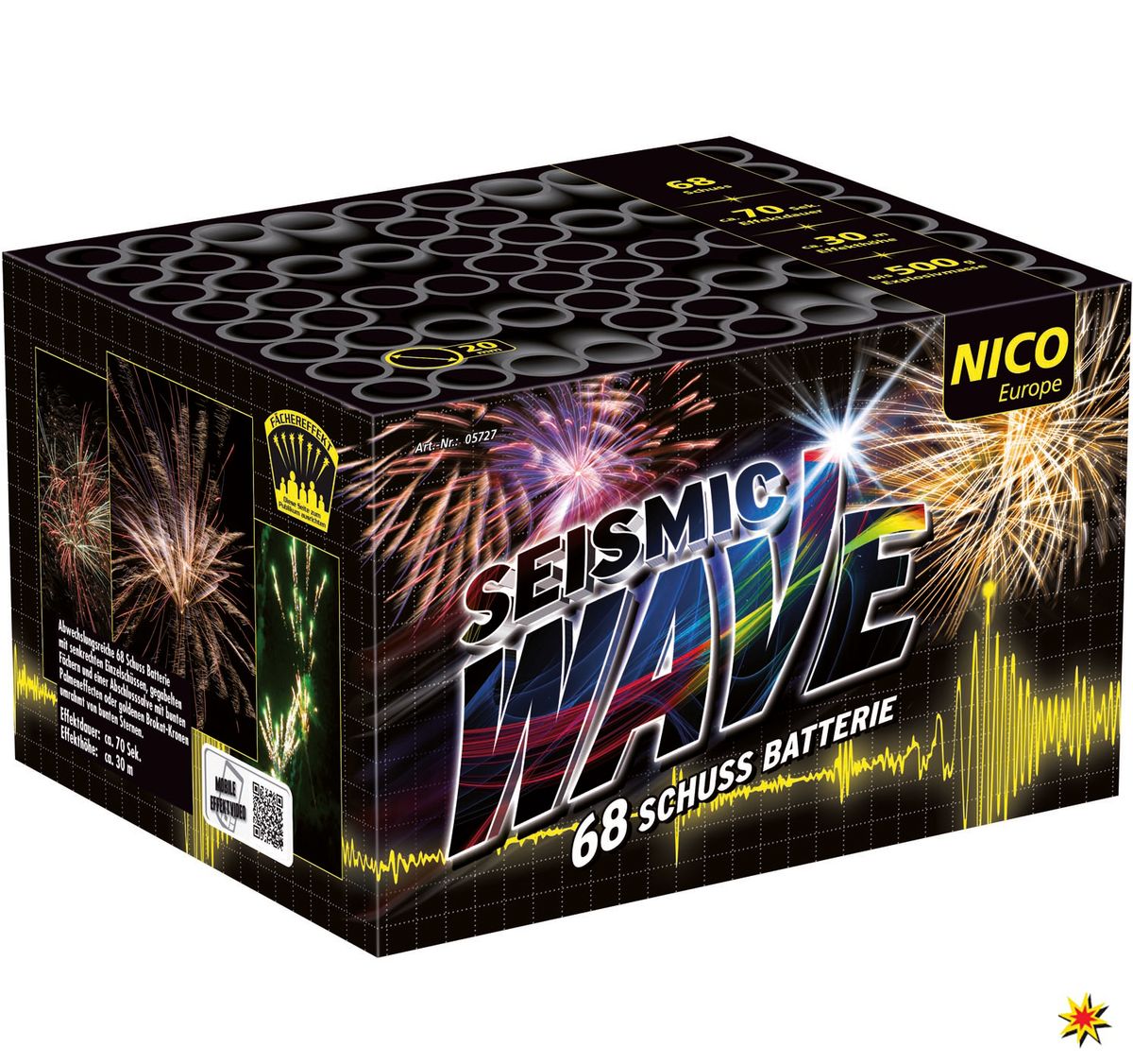 Feuerwerk Batterie Seismic Wave 70 Sek. von Nico