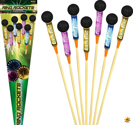 Ring Rockets Raketensortiment 7-teilig von Nico