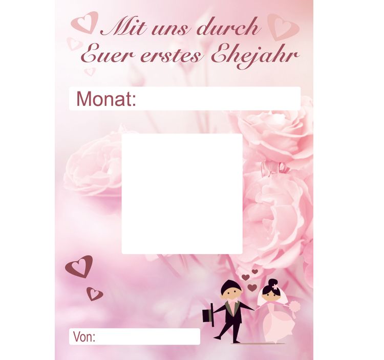 Hochzeitsspiel Geschenkgutschein Partyspiel Mit uns durch das 1. Ehejahr: 12 Karten inkl. Rubbelsticker Heiraten Brautpaar Geschenkidee Hochzeit Wedding