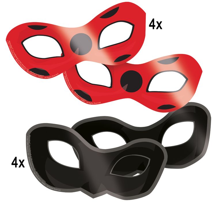 Party-Set Kindergeburtstag Miraculous Ladybug Cat Noir, 54-tlg. Party-Set Kindergeburtstag Miraculous Ladybug Cat Noir 54-tlg. Geburtstag Geschirr Mädchen Superhelden Kinderfasching Einschulung Mottoparty