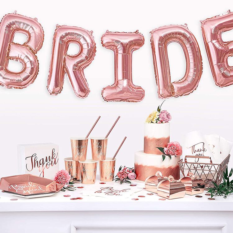 Teller Pride To Be Bride Squad rosé 6 Stück Ø 23 cm Tischdeko Teller Pride To Be Bride Squad rosé 6 Stück Ø23 cm Tischdeko Party-Deko JGA Junggesellinnenabschied Party Hochzeit