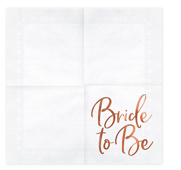 Servietten Pride To Be 20 Stück JGA Tischdeko Servietten Pride To Be 20 Stück JGA Tischdeko Party-Zubehör Junggesellinnenabschied JGA Mottoparty