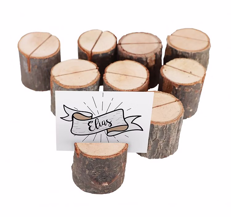 Tischkartenhalter Fotohalter Nummernhalter aus Holz Hochzeit Geburtstag 9 Stück Memohalter aus Birkenholz Tischkartenhalter Fotohalter Nummernhalter aus Holz Hochzeit Geburtstag 9 Stück Memohalter aus Birkenholz
