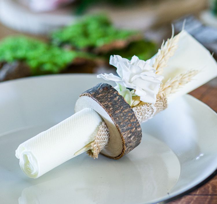 Serviettenhalter Holz rund Hochzeit Geburtstag, 8 Stück Serviettenhalter Holz rund Hochzeit Geburtstag 8 Stück Tischdeko Zubehör