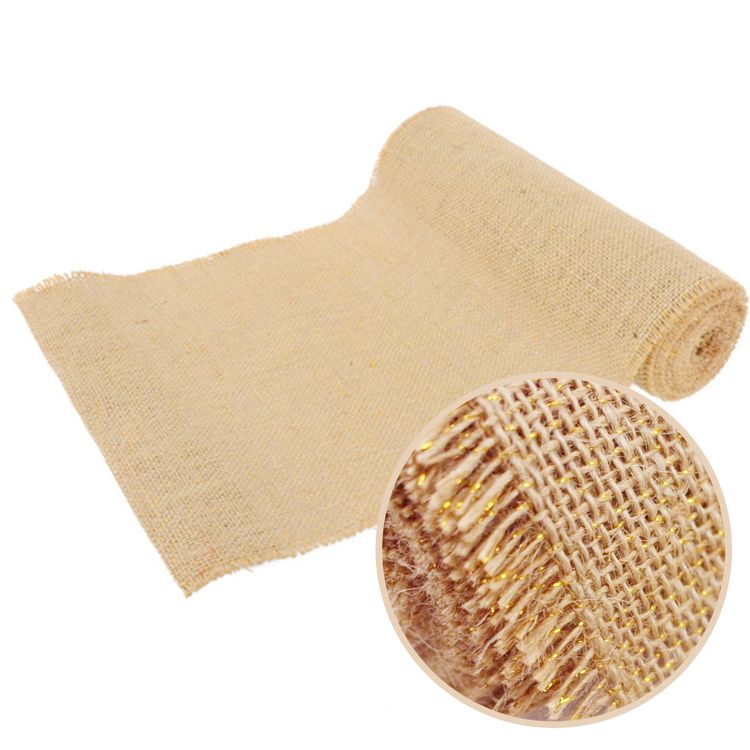 Tischläufer Tischband Jute Naturfarbe 3m x 29cm Deko Hochzeit