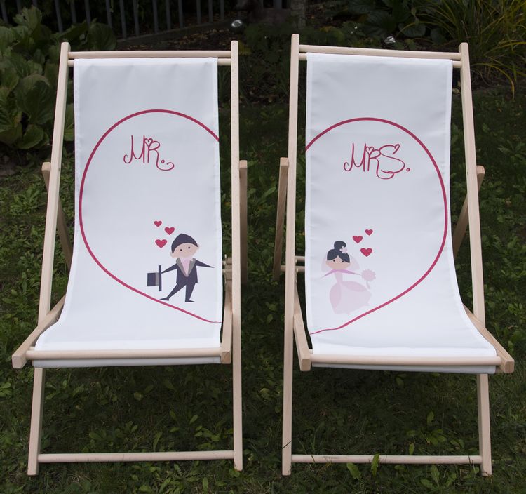 Partner Liegestuhl Mr. & Mrs. Brautpaar individuelles Hochzeitsgeschenk 2 Stück Partner Liegestuhl Brautpaar Mr. & Mrs. individuelles Hochzeitsgeschenk 2 Stück Geschenkidee zur Hochzeit