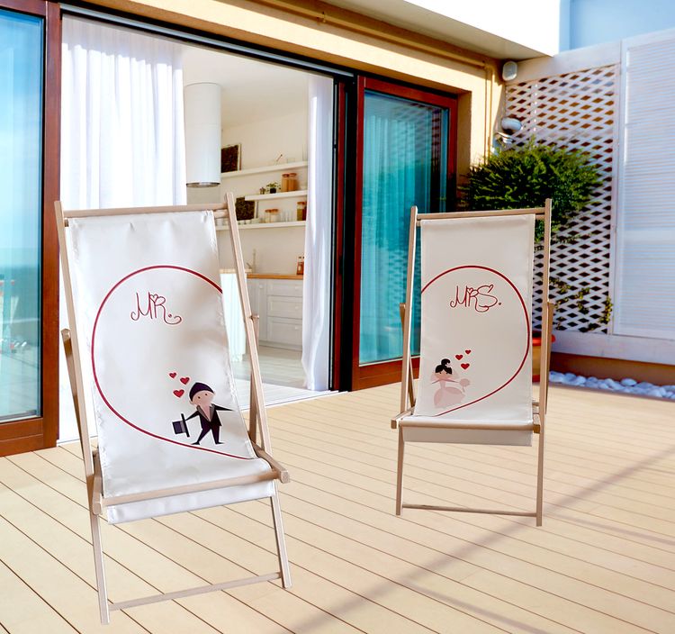 Partner Liegestuhl Mr. & Mrs. Brautpaar individuelles Hochzeitsgeschenk 2 Stück Partner Liegestuhl Brautpaar Mr. & Mrs. individuelles Hochzeitsgeschenk 2 Stück Geschenkidee zur Hochzeit