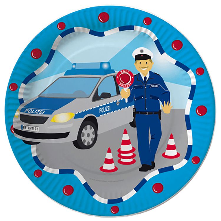 XXL Party-Set Kindergeburtstag Polizei für 6 Kinder 121-tlg. Tisch-Deko XXL Party-Set Kindergeburtstag Polizei für 6 Kinder 121 Teile Polizist Mottoparty Fasching Geburtstag