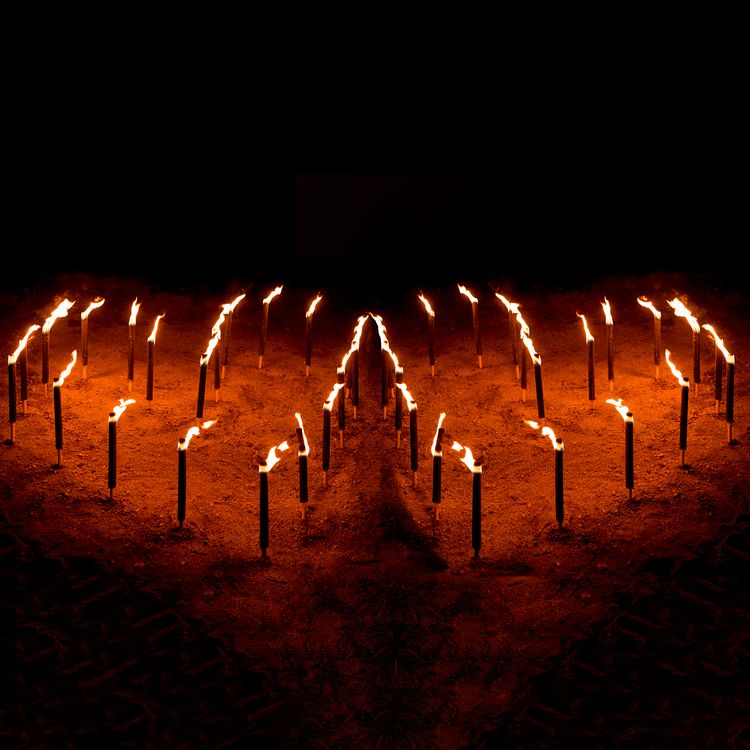 Fackelherzen Bausatz Liebeserklärung Flammenherzen Wachsfackel 45 Min. Brenndauer