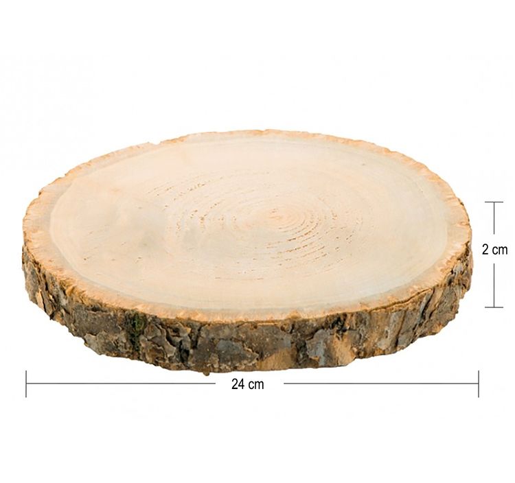 Baumscheiben-Set Holzscheiben 24-38 cm Tischdeko, 3 Stück Baumscheiben-Set Holzscheiben 3 verschiedene Größen DIY Deko Zubehör Sommer-Party