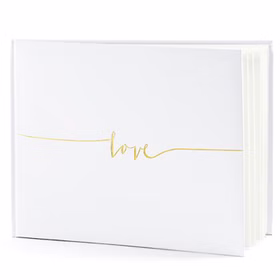 Gästebuch Hochzeit cremefarben gold Fotoalbum Hochzeitsalbum 22 Seiten Geschenkidee Hochzeitsfeier Hochzeitsgästebuch