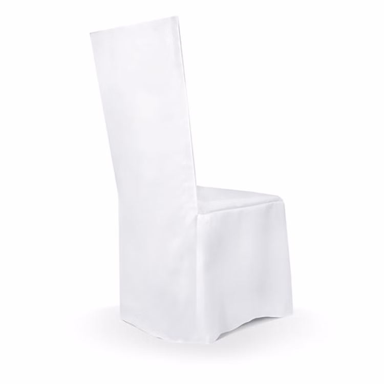 Stuhlhusse weiß matt universell ohne Falten Hochzeit Geburtstag Stuhlbezug für gerade Lehne Empfang Stuhlhusse weiß matt universell ohne Falten Hochzeit Geburtstag Stuhlbezug für gerade Lehne Empfang