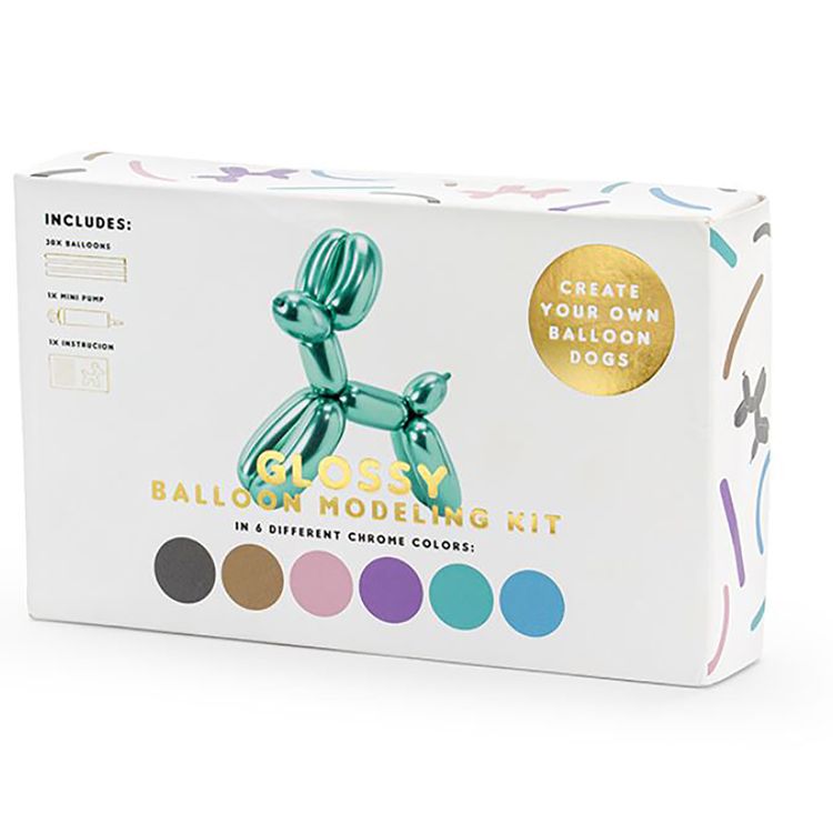 Modellierballons Kindergeburtstag metallic Ballons 31-tlg.  Modellierballons Kindergeburtstag metallic Ballons 31-tlg. Hochzeit Geburtstag Ballons bunt modellieren Hund Tiere Party-Zubehör Kinder