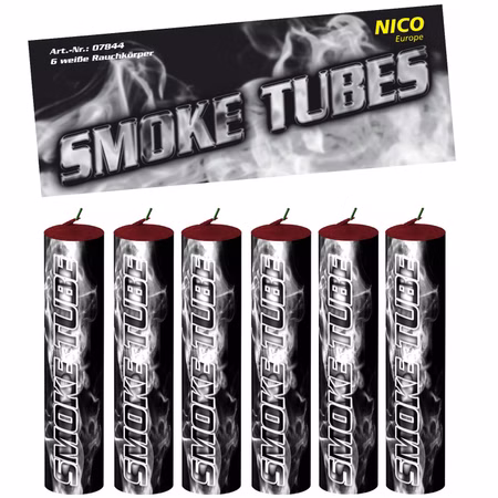 Rachfackeln Smoke Tube Weiß 50 Sekunden, farbiger Rauch Rachfackeln Smoke Tube Weiß 50 Sekunden, farbiger Rauch