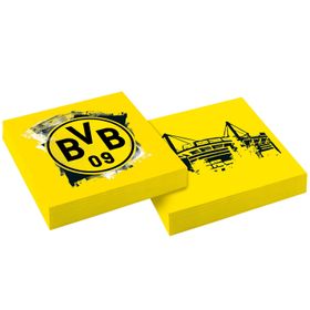 BVB Borussia Dortmund Party-Set schwarz-gelb 44-tlg Party-Set Bundesliga Fußball Deko Party-Deko Tisch-Deko