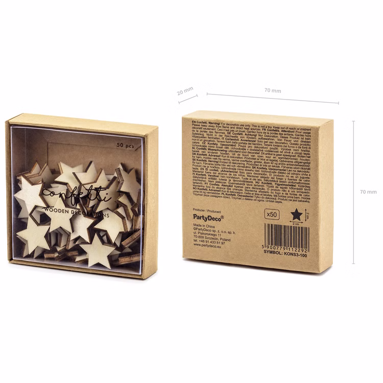 Tischdeko 50 Mini Holzsterne aus Holz Streudeko 2 x 2 cm zum Bemalen Deko-Zubehör DIY Basten Weihnachten Winter Geburtstag Mottoparty Tischdeko 50 Mini Holzsterne aus Holz Streudeko 2 x 2 cm zum Bemalen Deko-Zubehör DIY Basten Weihnachten Winter Geburtstag Mottoparty