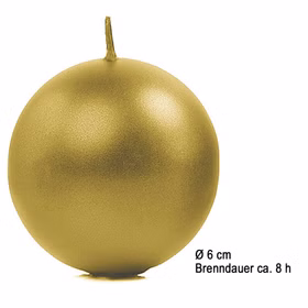 Runde Kerzen 10 Stück 6 cm Kugelkerzen Deko roséfarben goldfarben Hochzeit Weihnachten Geburtstag Tisch-Deko 