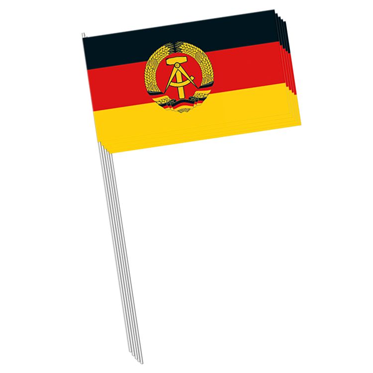 XXL DDR Party-Set Deko für 8 Personen 57-tlg. Tisch-Deko XXL DDR Party-Set Deko für 8 Personen 57-tlg. Pappgeschirr Mottoparty Nostalgie schwarz rot gold Ostalgie Andere Länder