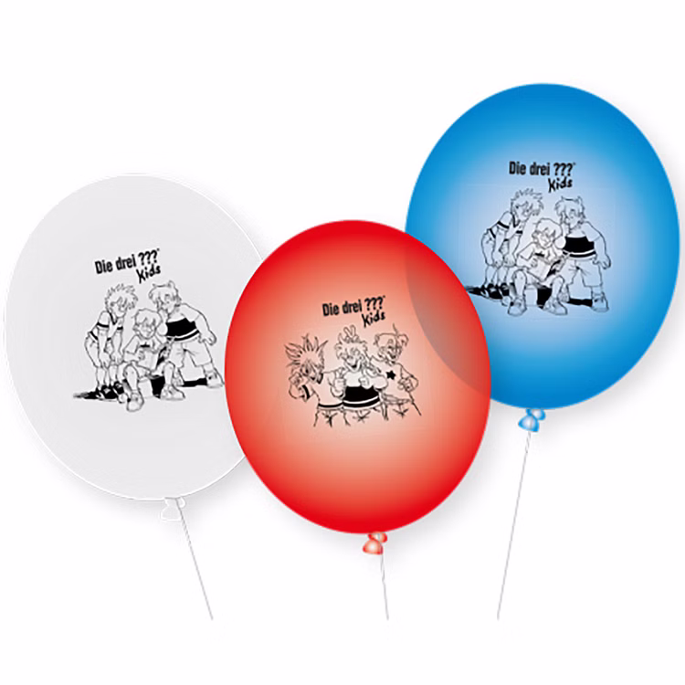 Die drei ??? Kids Party-Set Kindergeburtstag 8 Kinder 53-tlg. Pappgeschirr Mottoparty Tischdeko Luftballons Deko Die drei Fragezeichen Zubehör Die drei ??? Kids Party-Set Kindergeburtstag 8 Kinder 53-tlg. Pappgeschirr Mottoparty Tischdeko Luftballons Deko Die drei Fragezeichen Zubehör