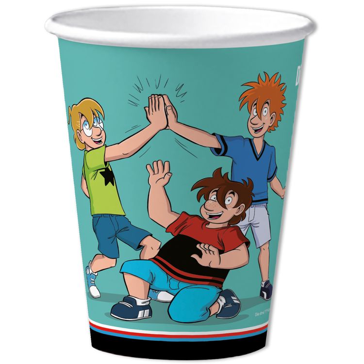 XXL Die drei ??? Kids Party-Set Kindergeburtstag für 8 Kinder, 117-tlg. XXL Die drei ??? Kids Party-Set Kindergeburtstag 8 Kinder 117 Teile Pappgeschirr Mottoparty Tischdeko Luftballons Deko Die drei Fragezeichen Zubehör