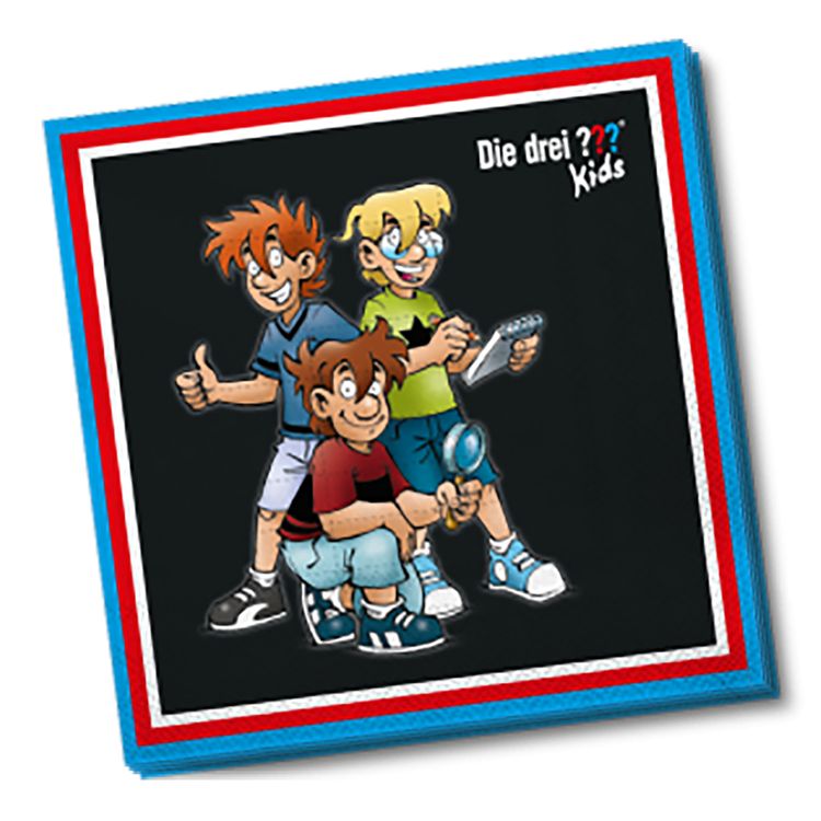 XXL Die drei ??? Kids Party-Set Kindergeburtstag für 8 Kinder, 117-tlg. XXL Die drei ??? Kids Party-Set Kindergeburtstag 8 Kinder 117 Teile Pappgeschirr Mottoparty Tischdeko Luftballons Deko Die drei Fragezeichen Zubehör