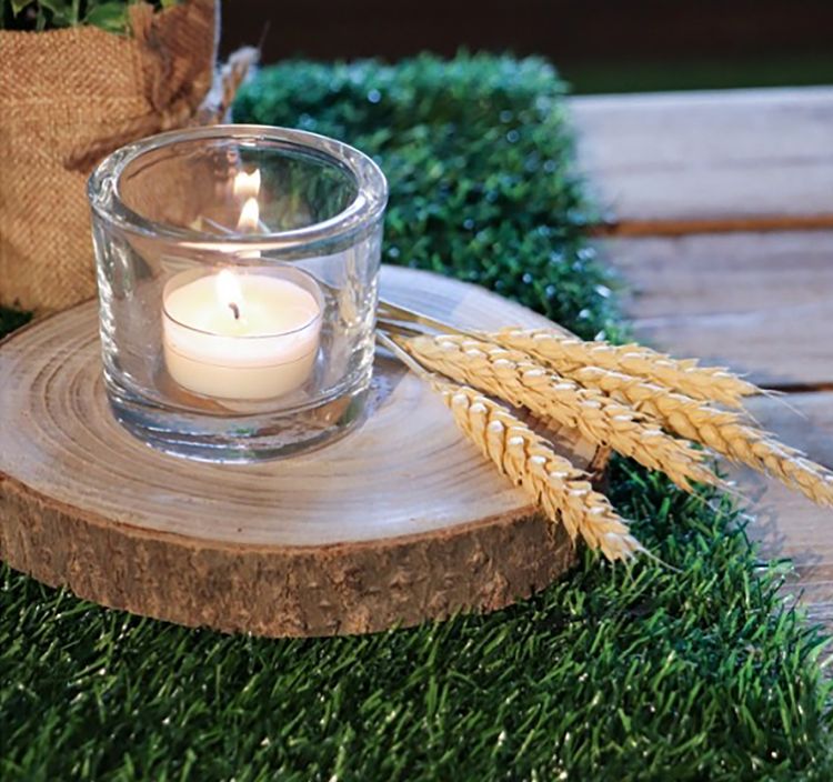 Holzscheibe Baumscheibe 17 cm Deko Hochzeit, 1 Stück Holzscheibe Baumscheibe Deko Hochzeit 1 Stück 17 cm Tisch-Deko Geburtstag Basteln DIY Winter Weihnachtszeit Tischdekoration