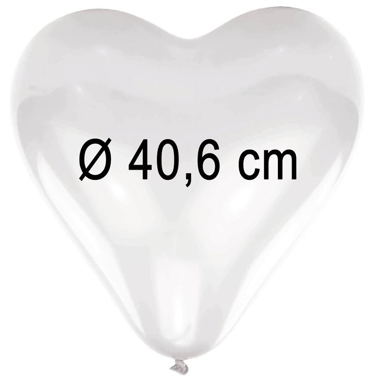 Herz Luftballons weiß Ø 40,6 cm 10 Stück Ballon Hochzeit Verlobung Valentinstag Herz Luftballons weiß Ø 40,6 cm 10 Stück Ballon Hochzeit Verlobung Valentinstag Muttertag Liebeserklärung Wedding Hochzeits-Deko Ballons zur Trauung fliegen lassen Ballonflugkarten zur Hochzeit