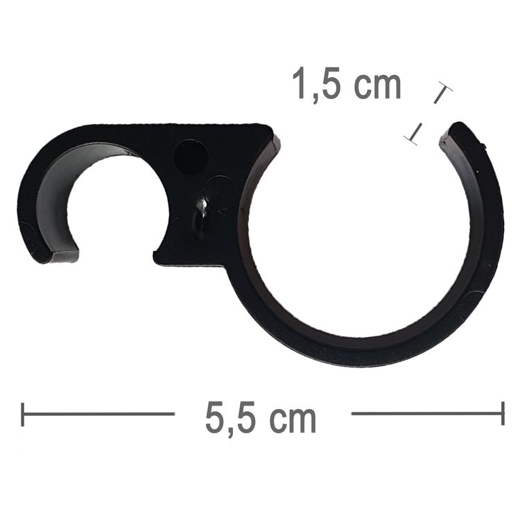 Sektflaschen-Clip 12 Stück Sektflaschenclip Fontänenhalterung (ohne Fontäne) 12 Stück schwarz Universalhalterung für Flaschen Einsatz in Diskotheken Bars Restaurants Geburtstag Party-Zubehör Hochzeit