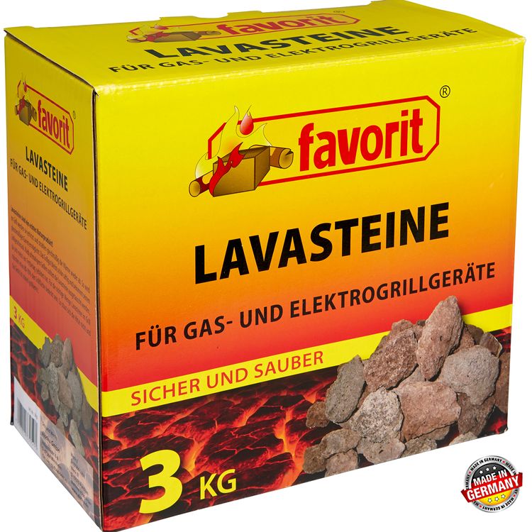Favorit Lavasteine für Gas- und Elektrogrills 3kg