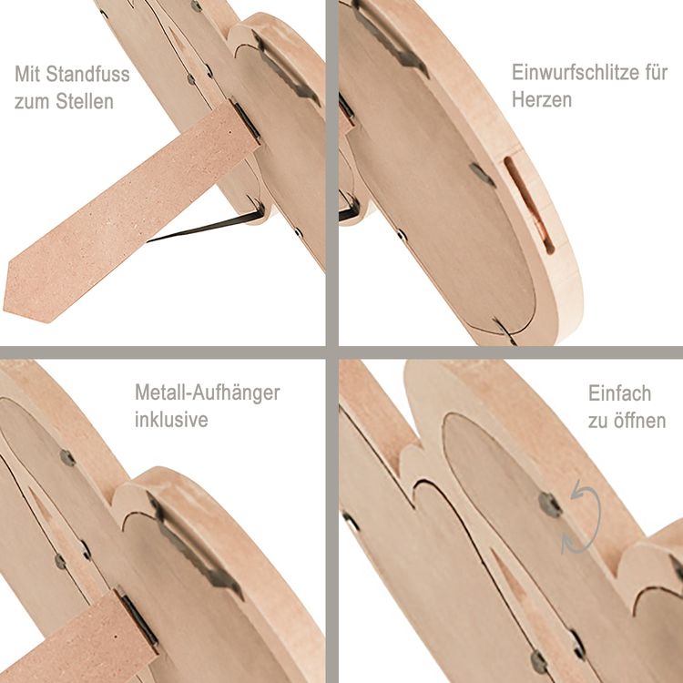 Gästebuch Hochzeit Holz Doppelherz Bilderrahmen mit 85 Herzen zum Beschriften Gästebuch Hochzeit Holz Doppelherz Bilderrahmen mit 85 Herzen zum Beschriften personalisierte Geschenkidee Hochzeit Geburtstag Brautpaar Bilderrahmen Hochzeitsfeier