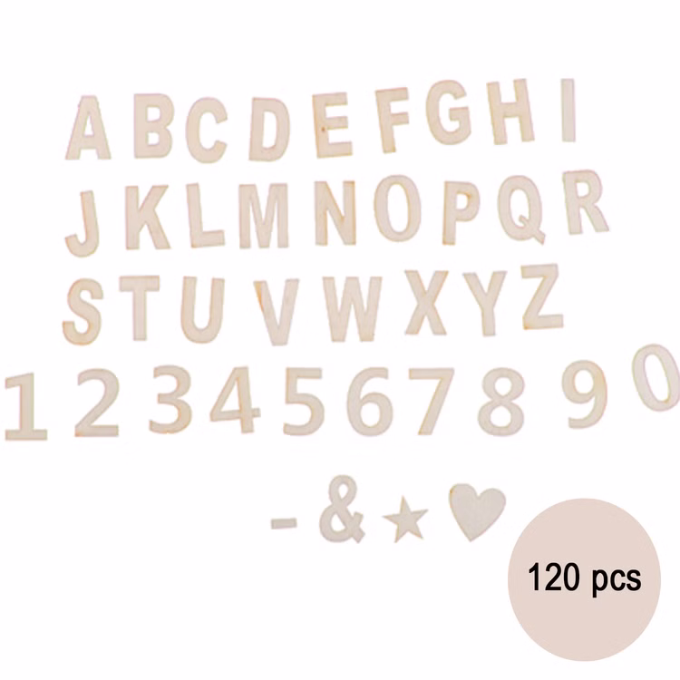 Unbearbeitete Holz Buchstaben & Zahl 120 Stück Deko DIY Basteln Heimwerken Geschenkidee Weihnachten Basteln mit Holz Unbearbeitete Holz Buchstaben & Zahl 120 Stück Deko DIY Basteln Heimwerken Geschenkidee Weihnachten Basteln mit Holz