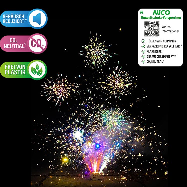 Fire Rainbow Bodenfontäne 60 Sek. von Nico