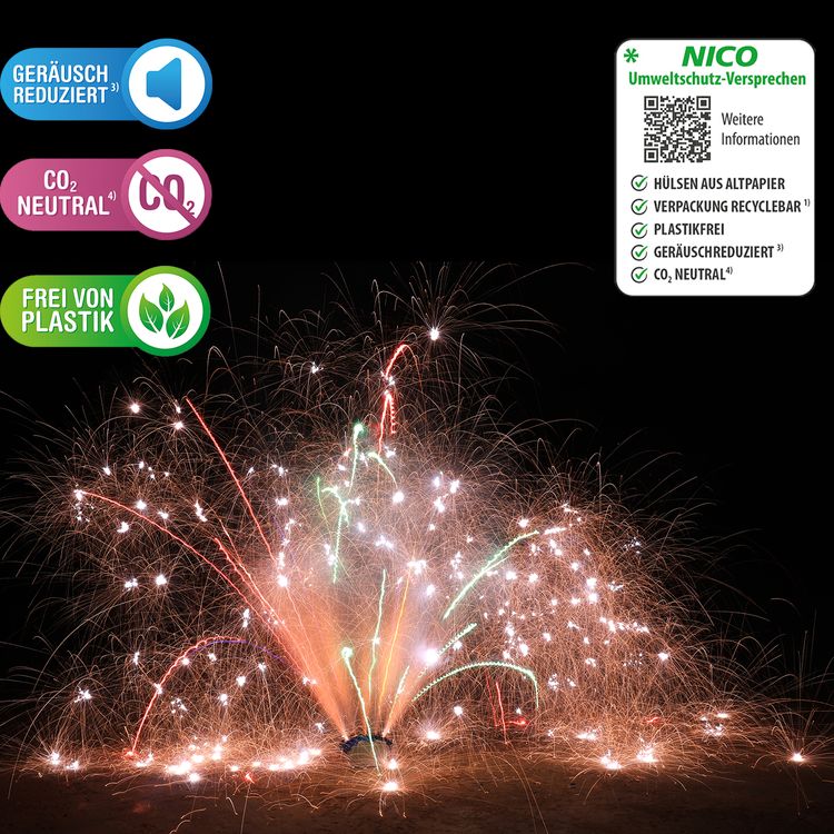 Fire Rainbow Bodenfontäne 60 Sek. von Nico