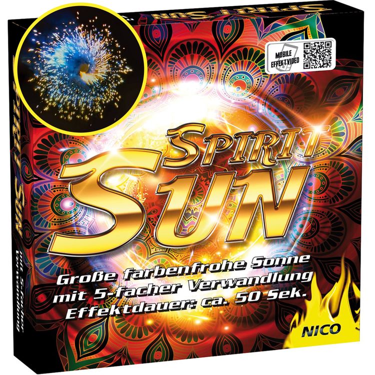 Spirit Sun Effekt-Sonne 50 Sek. von Nico Spirit Sun Effekt-Sonne 50 Sek. von Nico