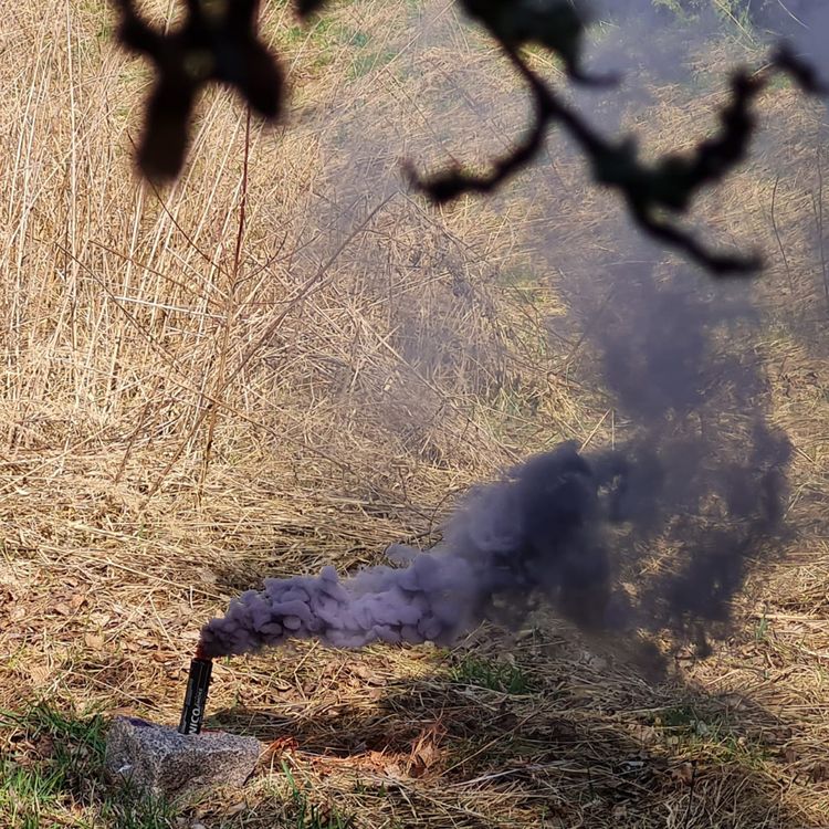 Nico Smoke Schwarzgrau mit Reißzünder 120 Sek.