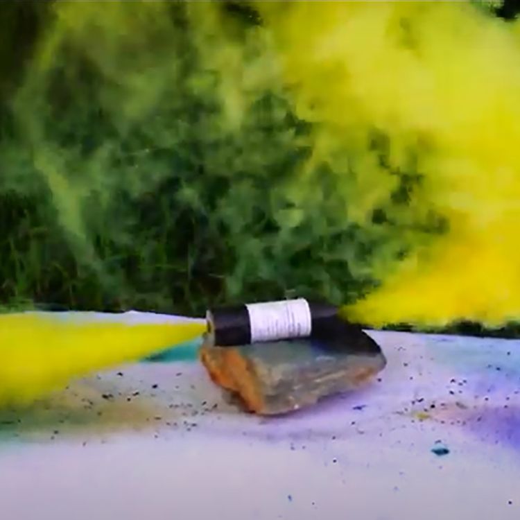 Nico Doppelsmoke Gelb mit Reißzünder 50 Sek.