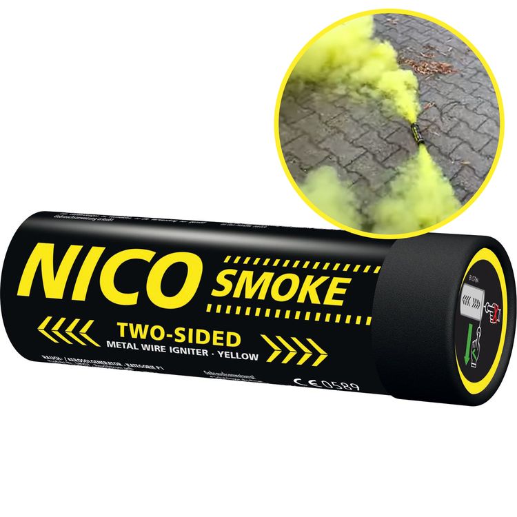 Nico Doppelsmoke Gelb mit Reißzünder 50 Sek.