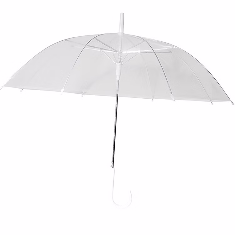 Durchsichtiger Regenschirm transparent Festival Hochzeit Ø 97cm mit Automatik Brautschirm Trauung Hochzeits-Zubehör Deko Durchsichtiger Regenschirm transparent Festival Hochzeit Ø 97cm mit Automatik Brautschirm Trauung Hochzeits-Zubehör Deko