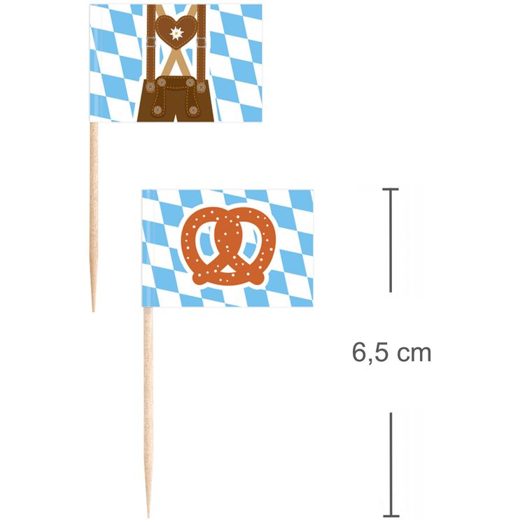 Oktoberfest Party-Set O zapft is Bierfest 74-tlg. Deko Party-Zubehör Oktoberfest Party-Set O zapft is Bierfest Deko 74-tlg. Pappgeschirr Tischdeko Luftballons Partygeschirr Mottoparty weiß-blau Bayern Bavaria