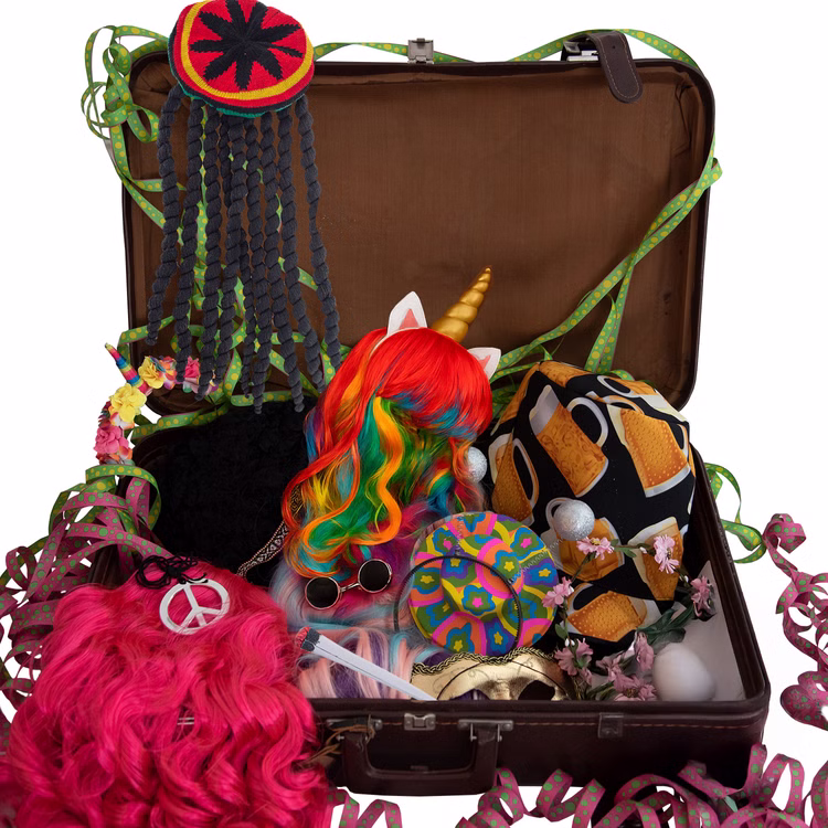 Fotobox Kostüm-Zubehör Hochzeit Geburtstag 12-tlg. Party-Spaß Perücken Hüte Augenmaske Brille Haarreifen Kette Ohrringe Accessoires Mottoparty Fotobox Kostüm-Zubehör Hochzeit Geburtstag 12-tlg. Party-Spaß Perücken Hüte Augenmaske Brille Haarreifen Kette Ohrringe Accessoires Mottoparty