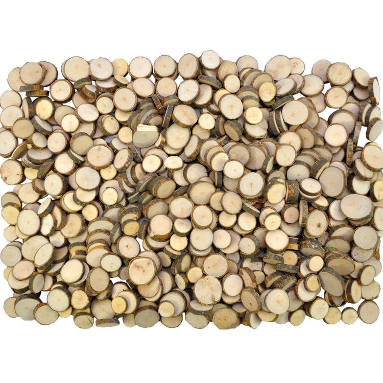 Holzscheiben klein Baumscheiben 2-4,5 cm 1 kg Deko Basteln Hochzeit Tischdeko DIY Basteln Weihnachten Advent Basteln mit Kindern Hochzeitsdeko