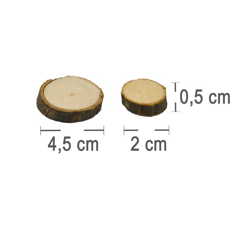 Holzscheiben klein Baumscheiben 30 Stück 2-4,5 cm Deko Hochzeit Basteln Hochzeit Tischdeko DIY Basteln Weihnachten Advent Basteln mit Kindern Hochzeitsdeko