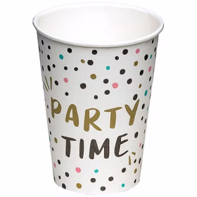 Party Time Party-Set Geburtstag Mottoparty Silvester Tischdeko 47-tlg. Party-Deko Deko Feier Mottoparty Celebrate